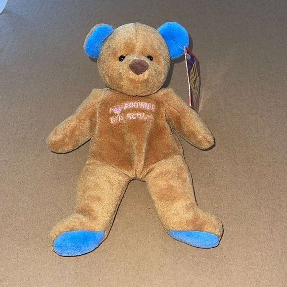 NWT‎ Mary Meyer Belly Beans I ♥️ Brownie Girl Scouts Vintage Toy - Picture 1 of 8